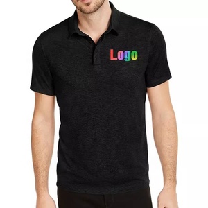 T-shirt polo personnalisable pour le sport Chemise de golf tricotée respirante à séchage rapide avec impression numérique à col rond avec votre propre logo - Product Image 4