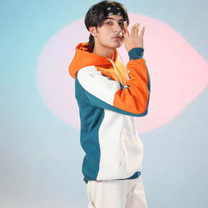 Nouvelle Collection Survêtement Homme 100% Coton Haute Qualité Épais Style Urbain Ample avec Panneaux Manches Personnalisables - Product Image 4