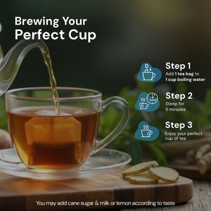 Té desintoxicante ayurvédico 100% natural y puro, extracto de plantas herbales con ingredientes botánicos ayurvédicos para el apoyo del bienestar. - Product Image 3