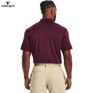 T-shirt personnalisable de haute qualité en polyester/coton tricoté respirant à col roulé et manches courtes 210 g/m² - Product Image 4