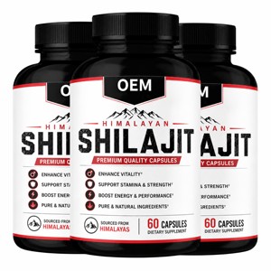 Cápsulas de Extracto de Shilajit Natural del Himalaya OEM, Cápsulas de Shilajit 100% Puro, Ricas en Ácido Fúlvico y Minerales para Apoyar la Energía - Product Image 2