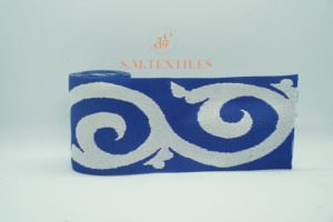 Custom Jacquard Woven <b>Webbing</b> Decorative Scroll Pattern Tape for Handbags Belts Fashion Accessories and Home Textiles - Product Image 4