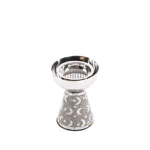 Quemador de incienso árabe de lujo Mabkhara hecho a mano con nácar, con elegante acabado decorativo para el hogar, Ramadán y Eid - Product Image 4