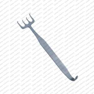 Retractor de Levantamiento de Cejas Corona de Calidad Premium Grado OR, 4 Puntas Afiladas, Freeman Face Lift 22mm, Instrumentos Ortopédicos - Product Image 2