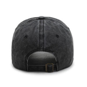 Gorras de Béisbol de Algodón Desgastado con Visera Curva Sin Estructura, Estilo Vintage, Unisex, con Logotipo Personalizado, para Venta al por Mayor - Product Image 3