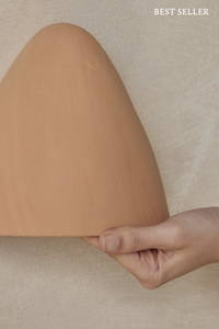 Lampe de table en terracotta contemporaine, design minimaliste géométrique en céramique, pour salon, chambre et décoration intérieure. - Product Image 3
