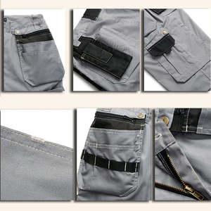 Pantalones Cargo Tácticos de Poliéster Fluorescente con Logotipo Personalizado, Certificación CE, Directo de Fábrica, para Hombre, Casuales, Multibolsillos, para Exteriores - Product Image 4