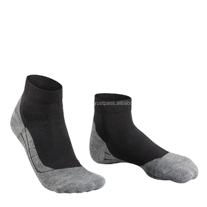 Crew <b>Men's</b> Athletic <b>Grey</b> Cotton Sport <b>Socks</b> Performance Running Cycling Custom <b>Socks</b> Embroidery Winter Anti-Slip Bottom Cuff - Product Image 5