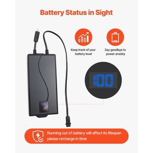 Batteria agli Ioni di Litio Ricaricabile da 5000mAh con Connettore Universale a 2 Pin per Mobili Reclinabili - Product Image 3