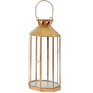 New Handmade Factory Bulk Selling Metal & Glass Candle <b>Lantern</b> With Shiny <b>Gold</b> Finish Candle <b>Lantern</b> for Outdoor And Home - Product Image 5