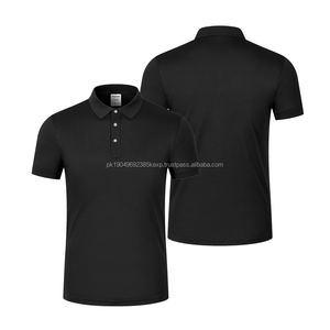 Logo personnalisé, chemise de golf pour hommes de haute qualité, respirante, tricotée, à séchage rapide, uniforme, marque privée, polyester - Product Image 3