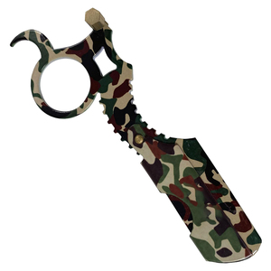 Free Sample Camo Pattern Stainless Steel Finger Ring <b>Razor</b> for Face Single Blade Non-Disposable Manual Ring <b>Razor</b> for <b>Men</b> OEM - Product Image 2