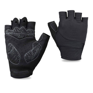 Gants de fitness légers pour hommes à demi-doigts, avec paume en polyester épaissie, support de poignet et fonction antidérapante, pour la gym - Product Image 1