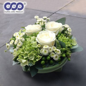 ถาดดอกไม้ FT03 สีเขียวอ่อน ถาดพลาสติก PP น้ำหนักเบา 1/2 ชิ้น โฟมจัดดอกไม้ สำหรับวันแม่ วันคริสต์มาส - Product Image 5