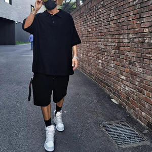 ชุดเซ็ตเสื้อเชิ้ตและกางเกงขาสั้นลำลองสไตล์หรูหราสำหรับผู้ชายช่วงฤดูร้อน - Product Image 3