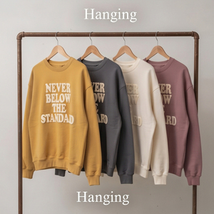 เสื้อสเวตเชิ้ตพิมพ์ลายพัฟฟ์ พรีเมียม ผ้าฝ้ายฟลีซ 100% สไตล์ลำลองสำหรับฤดูหนาว แฟชั่นสตรีทแวร์ พิมพ์ลายพัฟฟ์  แบบยูนิเซ็กซ์ - Product Image 5