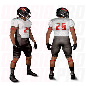 Meilleures ventes : Ensemble d'uniformes de football américain unisexe pour adultes, en twill respirant, haute qualité, pour l'entraînement sportif en équipe, vente en gros - Product Image 5