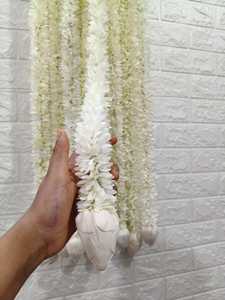 ผ้าจัสมินทำมือ พร้อมม่านประดับดอกบัว |   ฉากหลังดอกไม้สำหรับงานแต่งงาน |   ของตกแต่งบ้านสำหรับเทศกาล ติดผนัง บันได หน้าต่าง ประตู แบบแขวน - Product Image 3