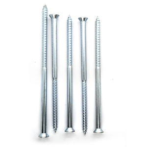 Vis à bois à tête fraisée en acier au carbone modèle PDC 2, filetage grossier, finition oxyde noir, métrique/pouce, classe 4, haute résistance - Product Image 4