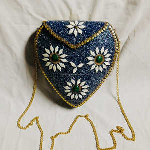 Artisanat en résine Pochette en résine Designer Sac à main pour femme Sac à main en résine marbrée verte Pochette en nacre - Product Image 6