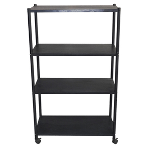 Bros <b>Display</b> Freestanding Foldable Portable Heavy Duty Metal Garment Rack Removable Shelves Easy Assembly Modern Design Made - Product Image 1