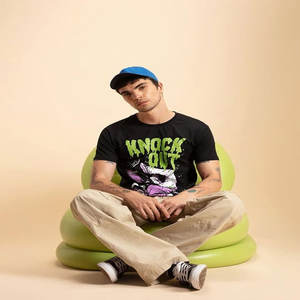 Camisetas personalizadas para hombre, cuello redondo, manga corta, 100% algodón, bordado, estampado, ajuste Extragrande - Product Image 1