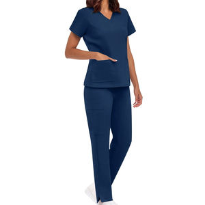 Tenue médicale personnalisée pour infirmières et personnel hospitalier – Ensemble de blouses et pantalons pour cliniques, spas et salons de beauté – Vêtements de travail pour femmes - Product Image 2