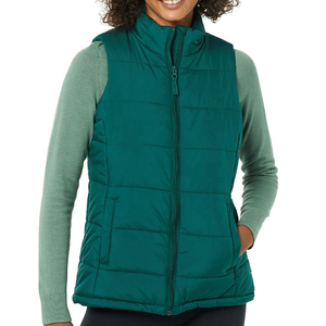 Chaleco Acolchado para Mujer, Chaqueta sin Mangas Informal con Aislamiento, Tejido Acolchado Suave, Ligero y Cálido, con Cierre Frontal Completo - Product Image 5