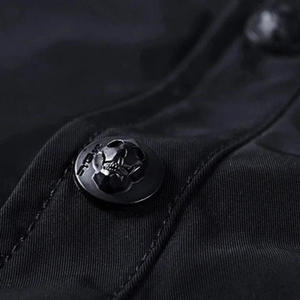 Men's Casual Soft Shell Waterproof Techwear Bomber Jacket Polyester Techwear Jacket Zipper Closure Front Logo Techwear Jacket - Product Image 3