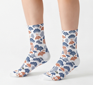 Chaussettes courtes pour femmes, premium, 100% coton, été, confortables, athlétiques, respirantes, sublimées, longueur cheville - Product Image 5