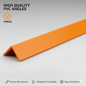 Perfil de PVC Rígido de Alta Resistencia, Extrusión en Forma de L para Paneles de Pared, Muebles, Esquinas, Bordes, Decoración de Interiores - Product Image 5