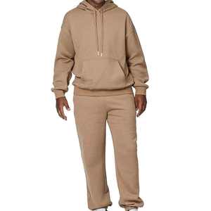 Conjunto de chándal monocromático personalizado, chándal con cremallera personalizado, conjunto de pantalones de chándal personalizados de calidad premium OEM, conjuntos de marca. - Product Image 4