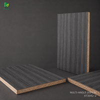 Panneau de particules MFC Jinbase XT3042-2 Graphite Ash 18mm E0 4x8ft pour la décoration intérieure moderne
