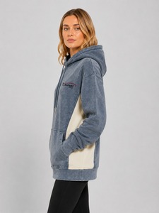 Sweat à capuche tendance pour femme, effet délavé vintage, tissu doux, coupe confortable et poche kangourou pour un style décontracté - Product Image 5