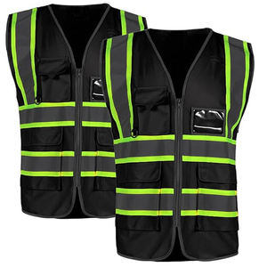 Gilet de sécurité personnalisé ZOHSUB POWER INDUSTRY, classe 2 ANSI, réfléchissant, imperméable, polyester, multi-poches, logo personnalisé, pour hommes - Product Image 1