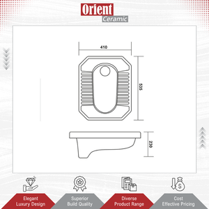 Inodoro de Cerámica Blanco, Resistente a las Manchas, Elegante, con Certificación CE, de Alta Calidad, Suministro Directo de Fábrica, en Venta - Product Image 2