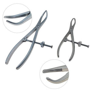 Pinzas de reducción de falanges dentadas, para sujeción ósea, autoclavables, de acero inoxidable, instrumentos quirúrgicos ortopédicos de Surgiright - Product Image 4