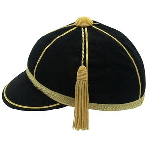 Las Mejores Gorras Tradicionales de Rugby, Gorra de Cricket Holgada con Trenza Plateada y Borla - Product Image 2