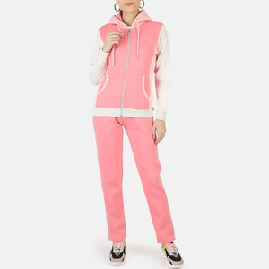 Conjunto de Tela Suave para Uso Diario, Chándal para Mujer, Comodidad Durante Todo el Día, Conjunto de Dos Piezas con Pantalones Deportivos, Chándal para Mujer - Product Image 1