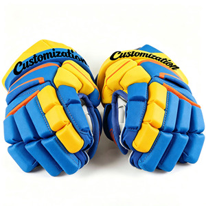 Gants de sport rembourrés à blocs de couleur avec fermeture Velcro - Product Image 2