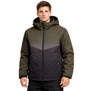 Blouson décontracté coupe-vent pour homme en mélange de laine, nouvelle collection avec réduction 2026, toutes tailles disponibles, style streetwear - Product Image 2