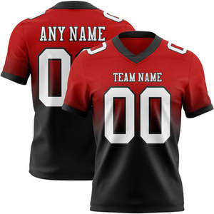 Camiseta de Fútbol Americano Personalizada con Cuello en V, Manga Corta, Impresión por Sublimación, Nombre del Equipo, Número, Unisex, Adulto, Corte Regular, Absorbe la Humedad - Product Image 5