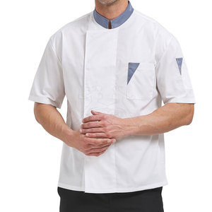 Veste de chef unisexe moderne avec matière respirante et coupe décontractée pour les équipes de restauration - Product Image 5
