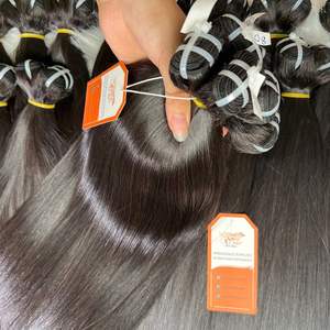 Extensiones de Cabello Remy de la Mejor Calidad al por Mayor, Super Double Drawn, Liso, Trama de Cabello Virgen Vietnamita - Product Image 2