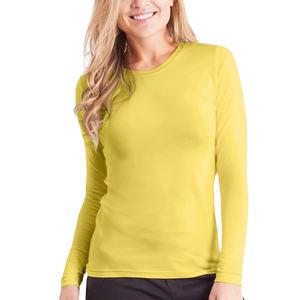 เสื้อพยาบาลแขนยาวพิมพ์ลายดิจิทัลสำหรับผู้หญิงภายใต้การยืดพิมพ์ลายโลโก้คอสูง - Product Image 1