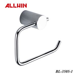 Porte-rouleau de papier toilette et support à mouchoirs en laiton au design moderne, à suspendre pour salle de bain, idéal pour hôtels et hôpitaux - Product Image 6