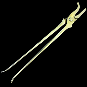 Handmade <b>Black</b> Veterinary Instrument with Firm Grip Straight Curved Jaw Hoof Clincher Farrier Tool Hoof <b>Trimmer</b> - Product Image 5