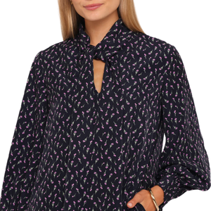 Mini-robe imprimée pour femme, col carré, coupe trapèze - Product Image 5