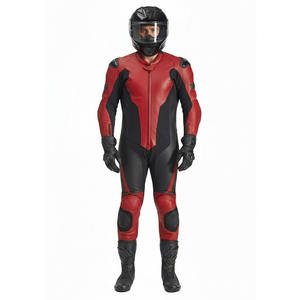 Traje de Motociclista para Hombre OEM de Alta Calidad, Chaquetas de Motocicleta de Cuero Genuino y Traje con Colores Personalizados - Product Image 1