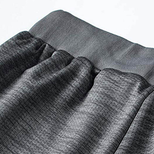 Conjunto Deportivo de Felpa Técnica para Hombre, 100% Algodón, con Chaqueta y Pantalón de Felpa Negra para Invierno - Product Image 4